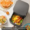 Air Fryer, ZUSBYI 6.5QT Air Fryer Oven With Smart Coloful Screen, 12 in 1 Customizable Functions, 1-Touch Digital Display 5