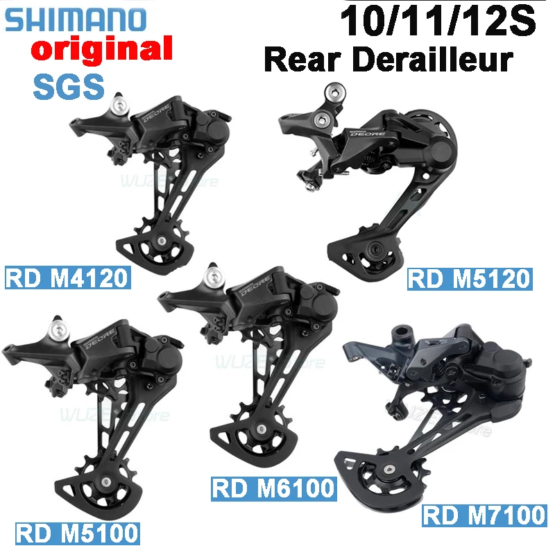 

Оригинальный горный велосипед Shimano Deore SLX RD M4120/M5120/M5100/M6100/M7100 SGS 10/11/12 в, задний переключатель передач для горного велосипеда