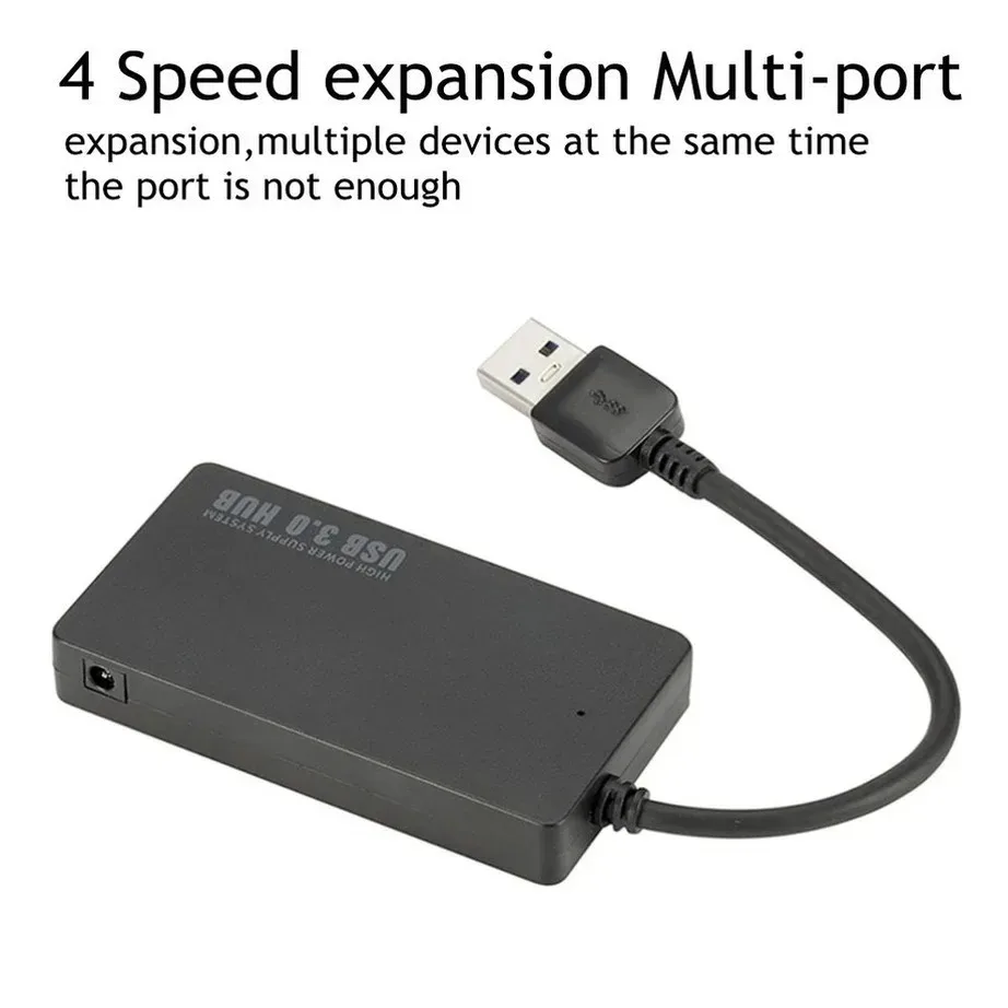 YIGETOHDE High Speed USB 3.0 HUB Multi USB Splitter 4 Ports Expander Multiple USB Expander Computer Accessories For Laptop PC - 4