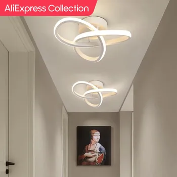 AliExpress Collection 가정용 LED 샹들리에, 모던 스타일 천장 램프, 침실 조명, 표면 설치, AC 220V 다이닝 룸 램프, 3 가지 색상