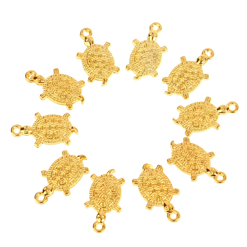 

10 шт., Маленькая Золотая черепаха из асакузы