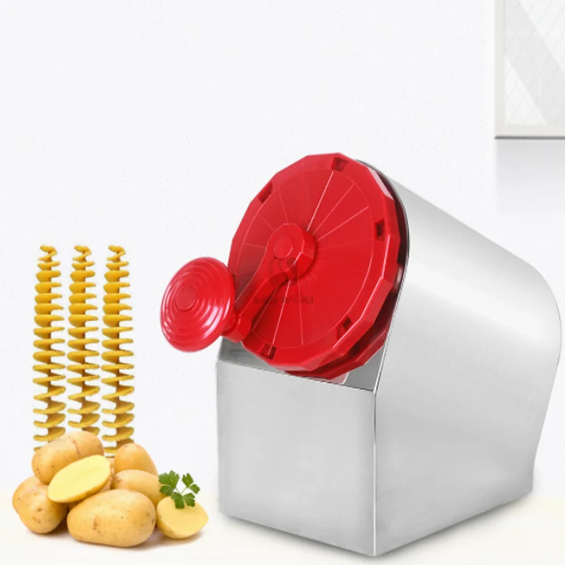 Twisted Chips Potato Slicer Spiral Potato Cutter French Fry Spiral Cutting Tools Manual Slicer Machine