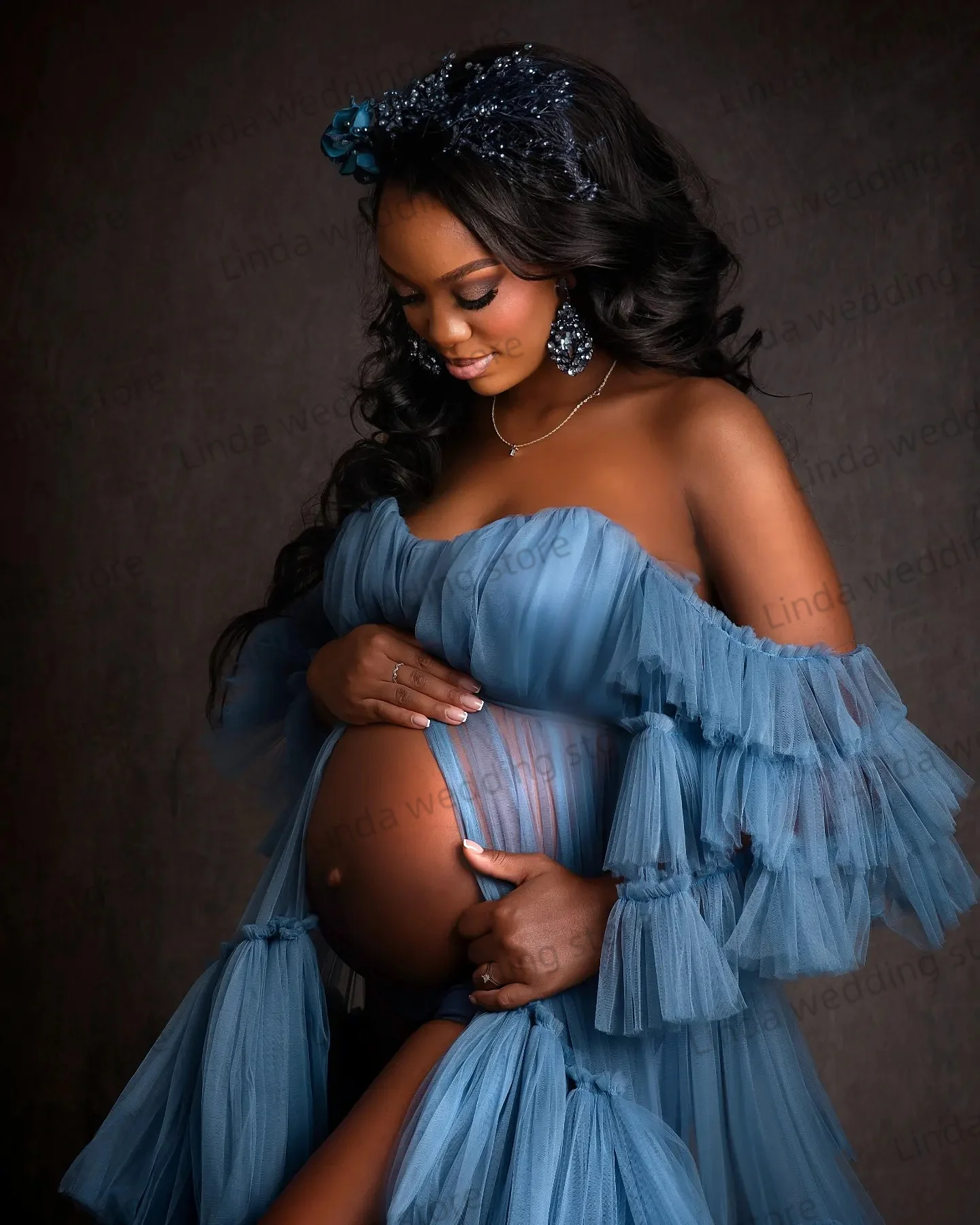 Photoshoot Petite Maternity Dresses For Baby Shower Bohemian