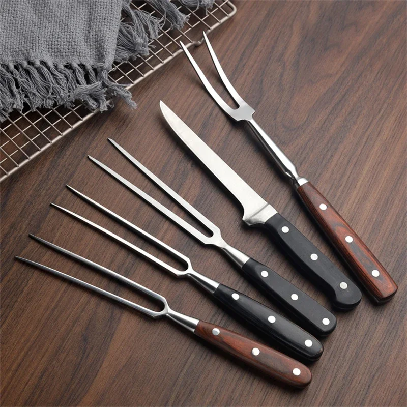 Barbecue Fork Beef Grill Tools BBQ Accessories Stainless Steel Portable Outdoor BBQ Camping Cooking Barbecue Grill Grill Grill Barbecue Fork Beef Grill Tools BBQ Accessories Stainless Steel Portable Outdoor BBQ Camping Cooking Barbecue Grill Grill Grill