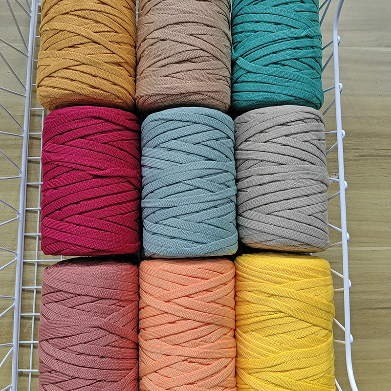 Flat Cloth Thread For Household Hand Knitting 100m/roll 6mm Width 250g