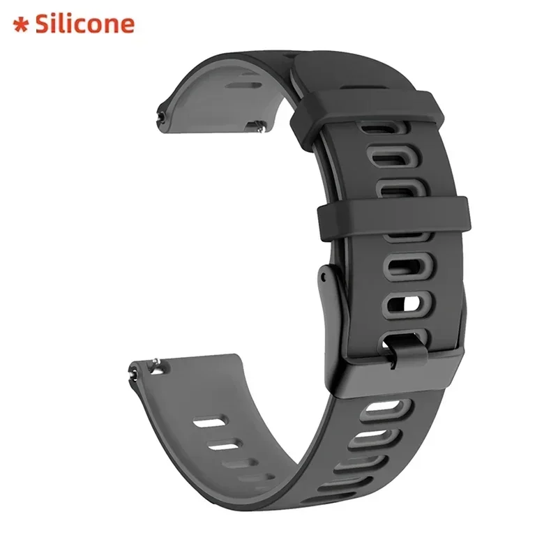 Premium 22mm Leather Watch Strap Bracelet - Elegant Wristband Replacement in Classic Design