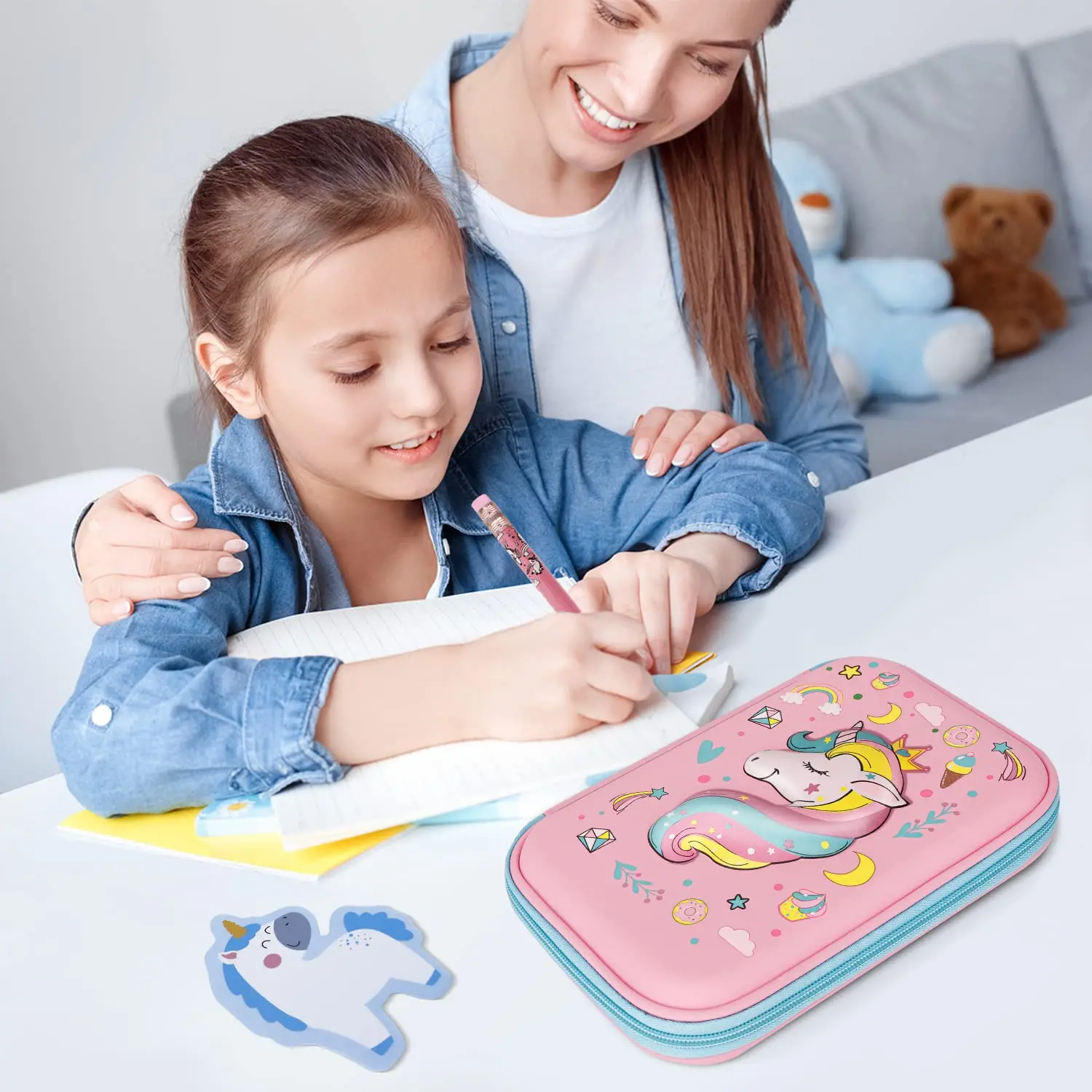 Рисунок 5 - 3D чехол для карандашей с единорогом EVA