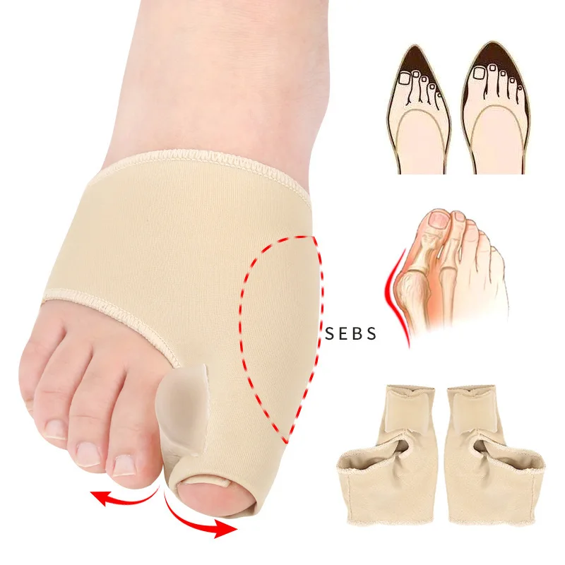 Bunion Corrector 2Pcs for Women Men Bunion Socks Toe Corrector Hallux Valgus Pain Relief