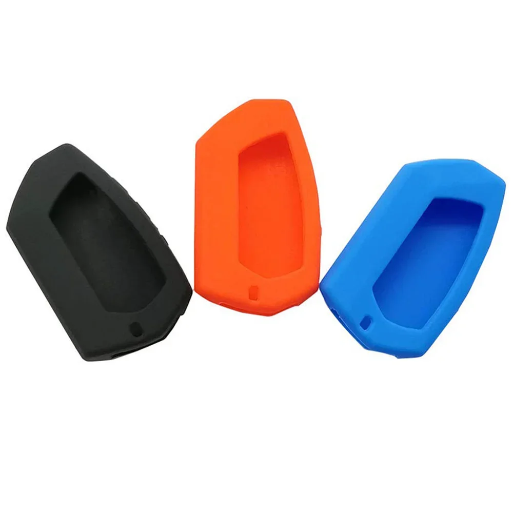Silicone Car Key Case Protector For Pandora DX-90 D010 DX 90 91 6X 9X 90B 90BT 90L 42 Moto Russia 2 Way LCD Remote Alarm Cover