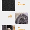 Dog/Cat  Kennel Comfortable Fall and Winter Striped Long Hair Portable Nest Warm Thickened Pet Kennel Pet Kennel Anti-scratch 6