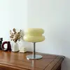 Modern Bauhaus Medieval Lamp Macaron Glass Lamp Three-tone Light Living Room Atmosphere Lamp Medieval Mushroom Bedside Nightligh 1