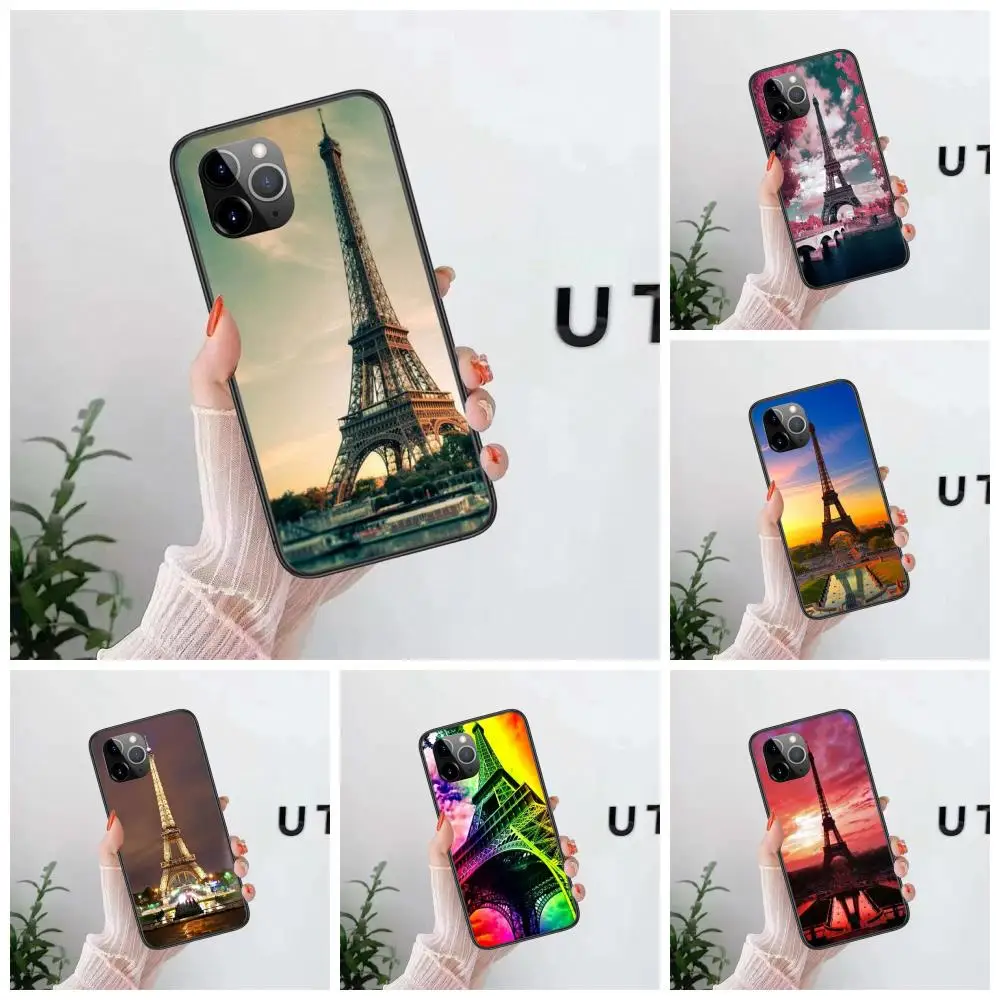 Enfant Romantic Paris Torre Eiffel Soft Tpu Cover Fundas Per Galaxy S30 S21 S20 Fe S10 S10E S9 S8 S7 S6 Edge Lite Plus