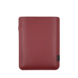 Sleek Ultra - Thin PU Leather Tablet Sleeve with Side Access Pen Slot - 12.9 inch (Matte Red)