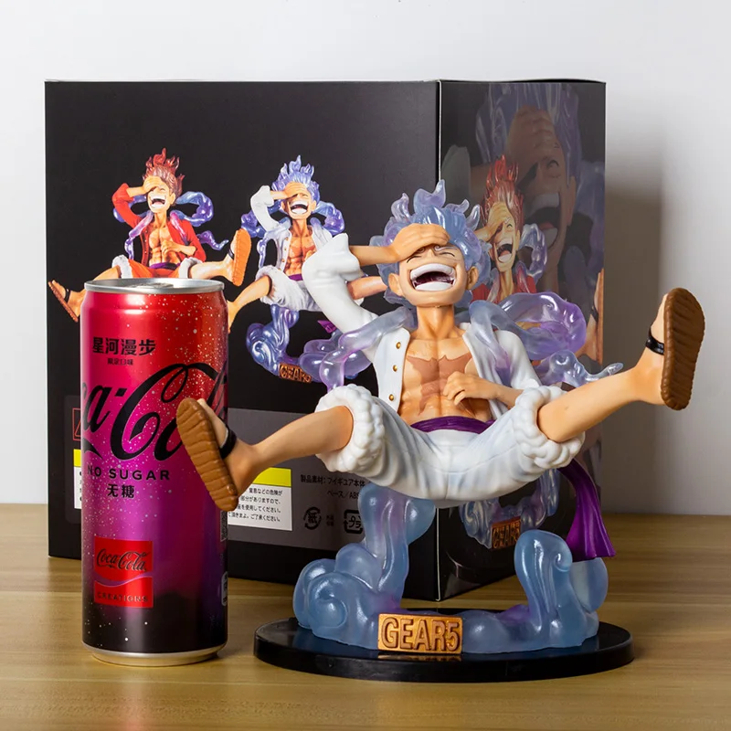 thumbnail image 1 of Figura de anime One Piece Luffy Gear 5 de 30 cm, figura de acción de PVC de Nika Joyboy, estatua, modelo coleccionable, muñeca, decoración, juguetes, regalo para niños, 1 of 5