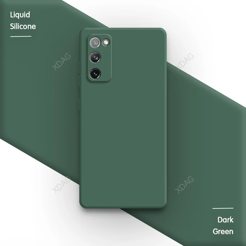 Sleek Soft Liquid Silicone Phone Case - Plain Candy Color Back Cover