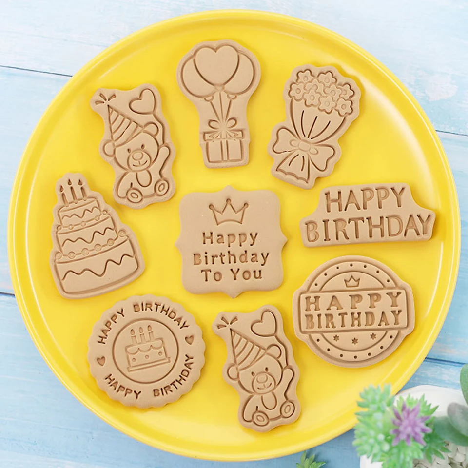 Cortadores De Galletas 3d Lindos Sellos Para Galletas Moldes