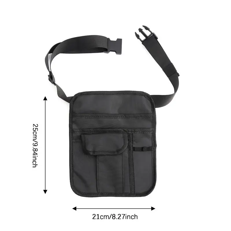 Waterproof Tool Waist Bag Oxford Hand Repair Hardware Toolkit with Scissors & Tongs for Outdoor Universal Medical Staff Storage