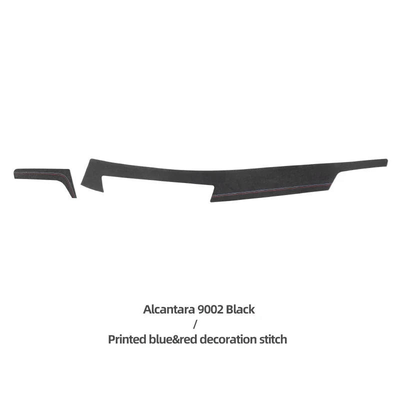 For BMW X1 F48 2014-X2 F39-Made of Alcantara Car Dashboard Panel Trim Cover M Performance Sticker Accessories car interior trim