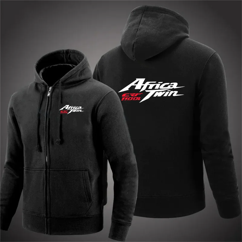 

Africa Twin Crf 1000 L Crf1000 Printed Hoodies Fleece Tops Fashion Racing Men's Hoodies Sweatshirts Autumn New Casual Sportswear