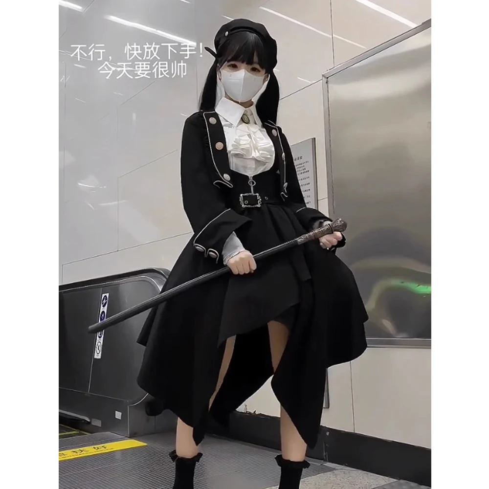 Gothic Lolita Military LO Style Set Women's Dress Lolita Handsome