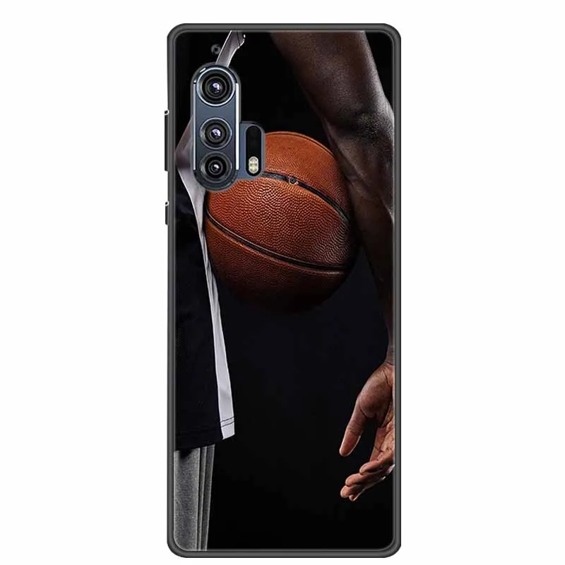 Sleek Black Silicone Soft Back Cover