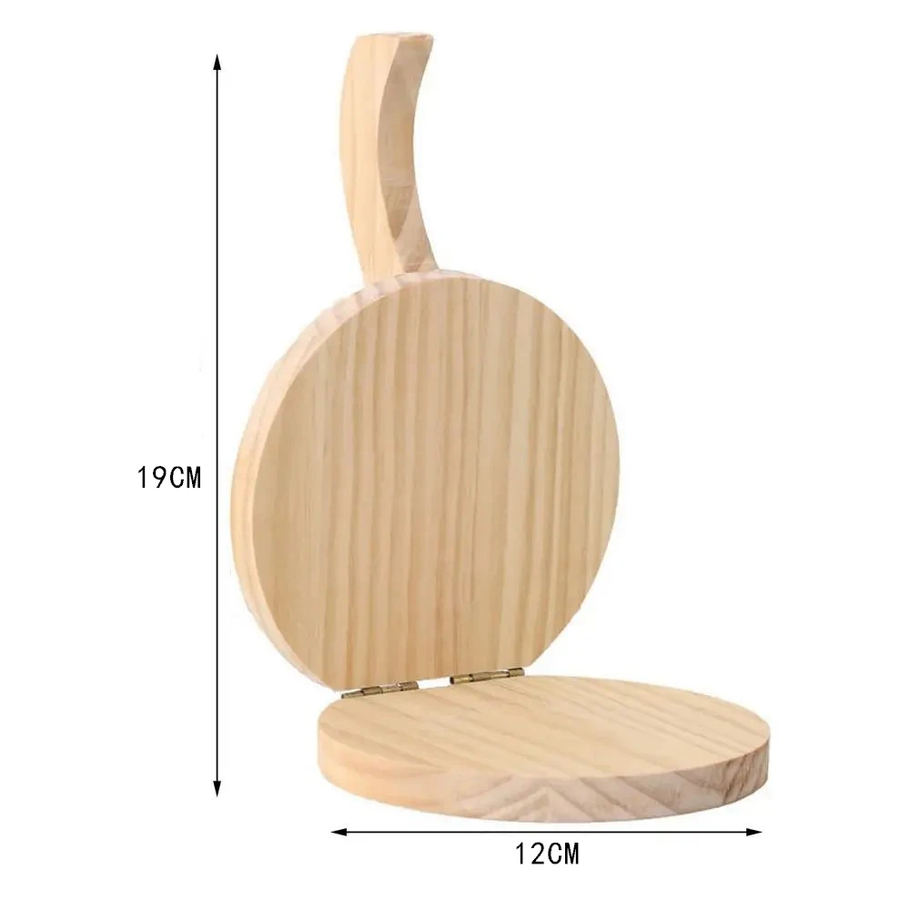 Pressa Impasto In Legno Per Ravioli E Pasta, Stampo Rotante 10x4 Cm, Base Scanalata, 150 G