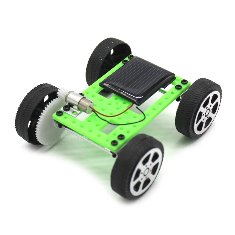 Children Solar Toys Mini Solar Car Toys Car Kits DIY Handmade Assembled Science Experiment Technology Small Production