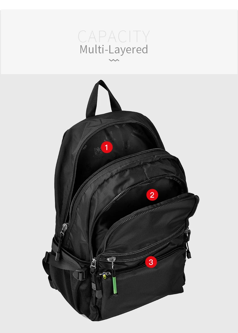 Backpack shown in a travel setting