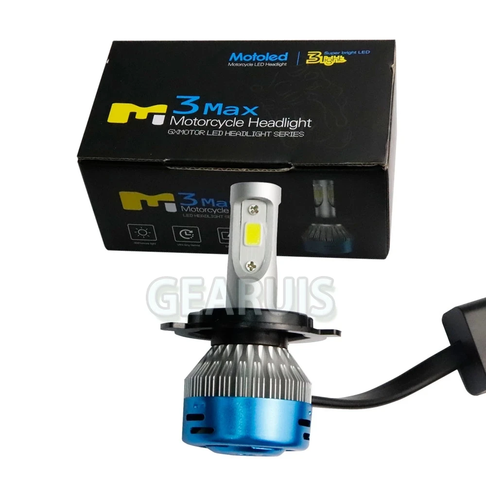 M3max  Ʈ, LED COB 3 LED  ο  ,  , AC DC 12V-80V, H4, 40W, 4000LM