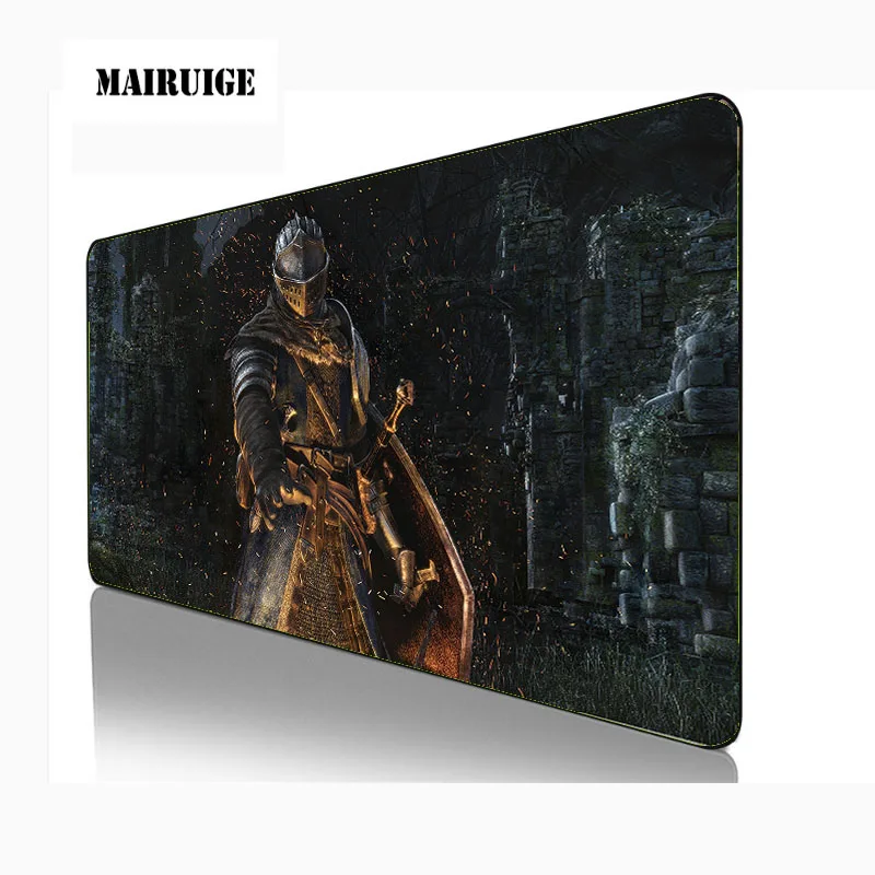 

Mairuige 400*900mm Dark Souls Gaming Computer Large Non-slip Mouse Pad Gamer Locking Edge Keyboard XXL Desk Mat PC Mice Mats