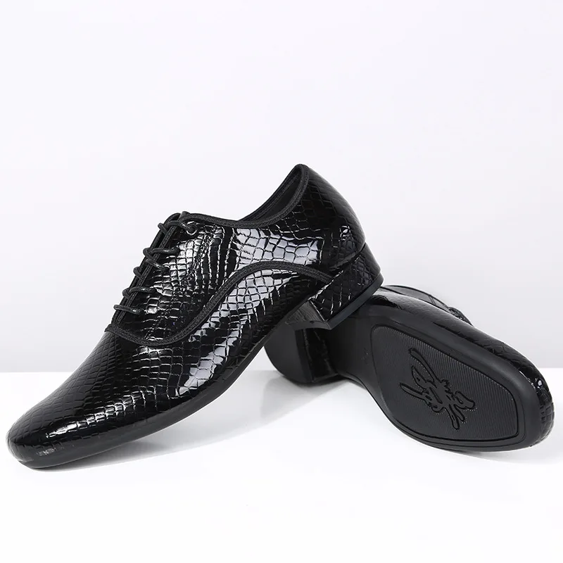 Brand New Latin Dance Shoes Men Modern Ballroom Tango Man Dance Shoes Black Color Teacher Shoes Salsa Practise