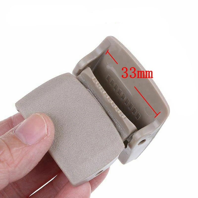 5er-Pack 32mm Breite Bunte Kunststoff-Gürtelschnallen Set Verstellbare Automatische DIY Herren-Gürtelschnallen Militär-Gurtclips – Detail 7