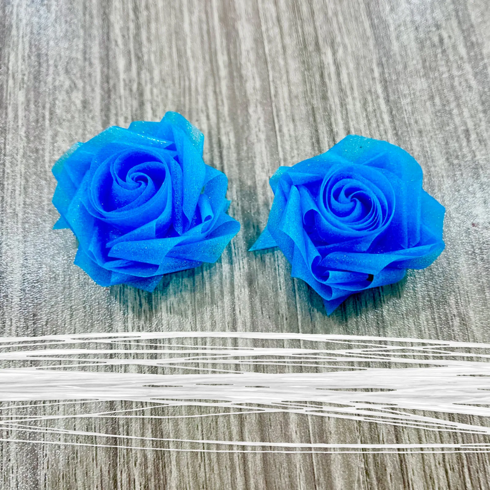 흰색 꽃무늬 와이어 스템 수제 인공 꽃꽂이 용품, DIY 공예 줄기 화환 만들기, 24 게이지, 50 개