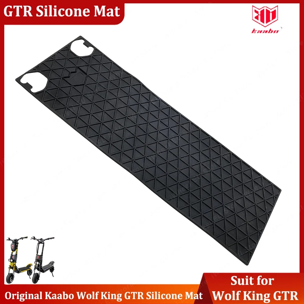 

Original Kaabo Wolf King GTR Non-slip Silicone Mat Carpet Pad Foot Deck Cover Deck Pedal Cover With Logo Kaabo Accessories