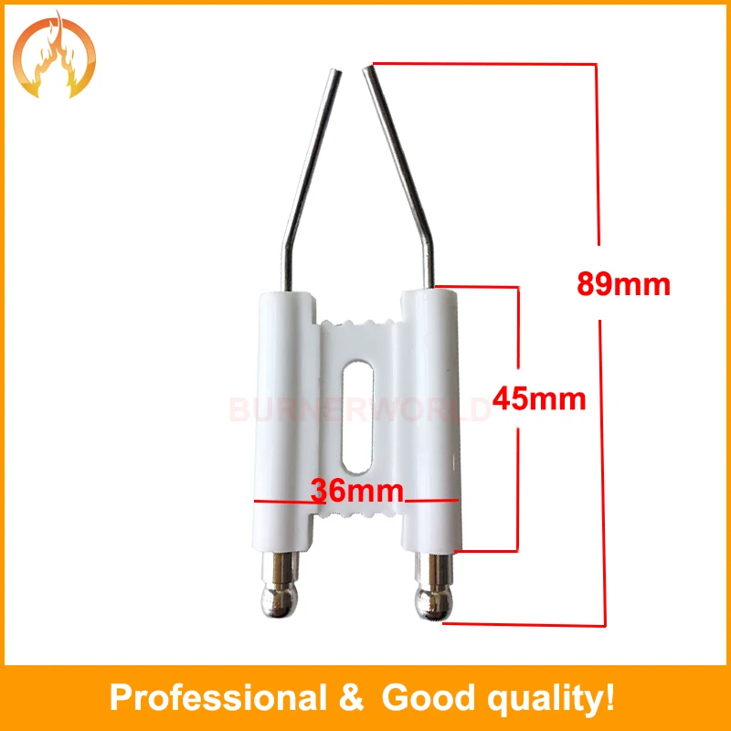 

BT14/26 Burner Ignition Electrodes 6mm Ignite rod Stove Spark Plug Burner Ignition Needle Fireplace Ignitor