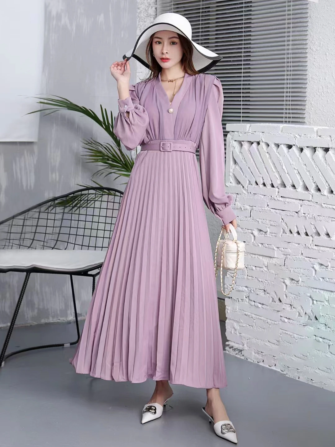 Long Sweater Dresses Women Women's V-Neck Long Sleeve Knitted Midi Dress -  Slim Fall Sweater Dress, Khaki, Medium Women's Winter Dresses