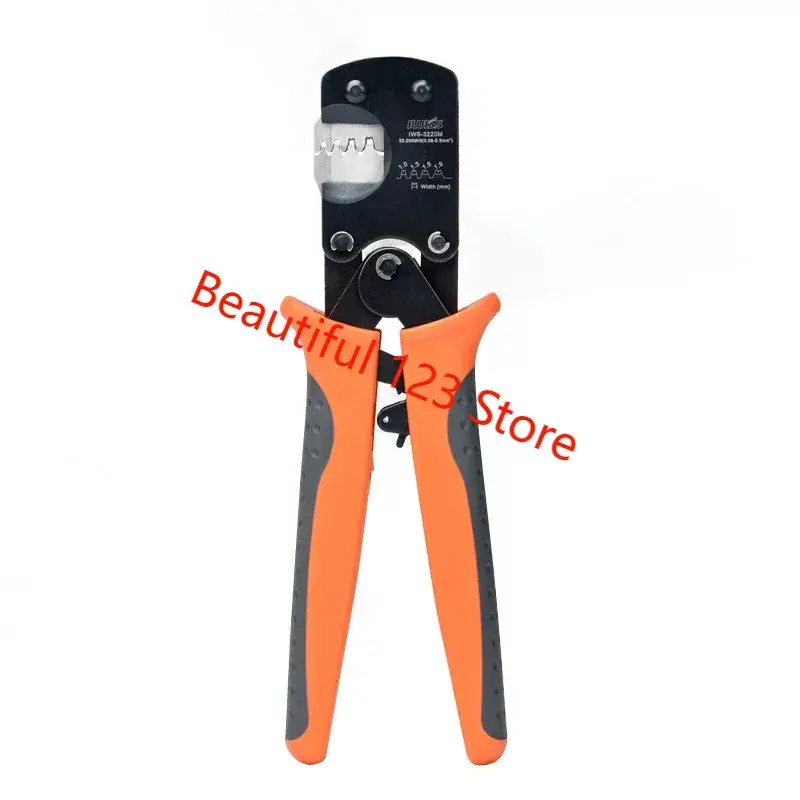 IWISS IWS-3220M Crimper Plier 0.03-0.52mm² 32-20AWG Micro Connector Ratecheting Crimping Tool Set 1470pcs PH2.0mm Terminals Kit image 2