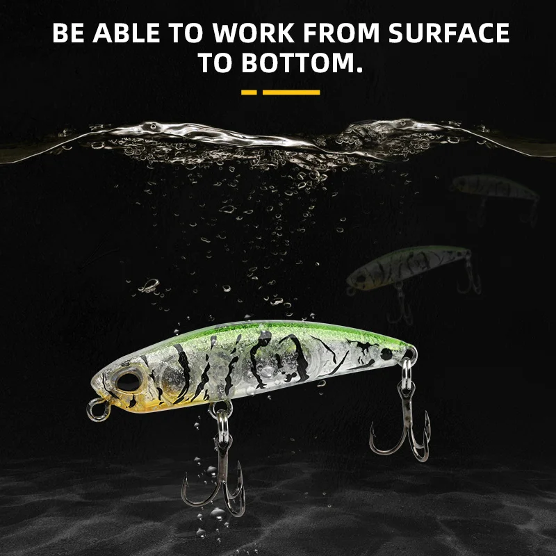 BLUX LURKER 48 Sinking Pencil Fishing Lure Heavy Stick 48MM 6.3G Saltwater Lipless Minnow Tungsten Wobbler Hard Plastic Bait