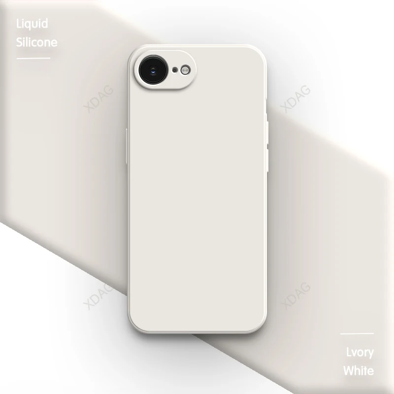 Sleek Silicone Back Cover - Classic Straight Edge Design