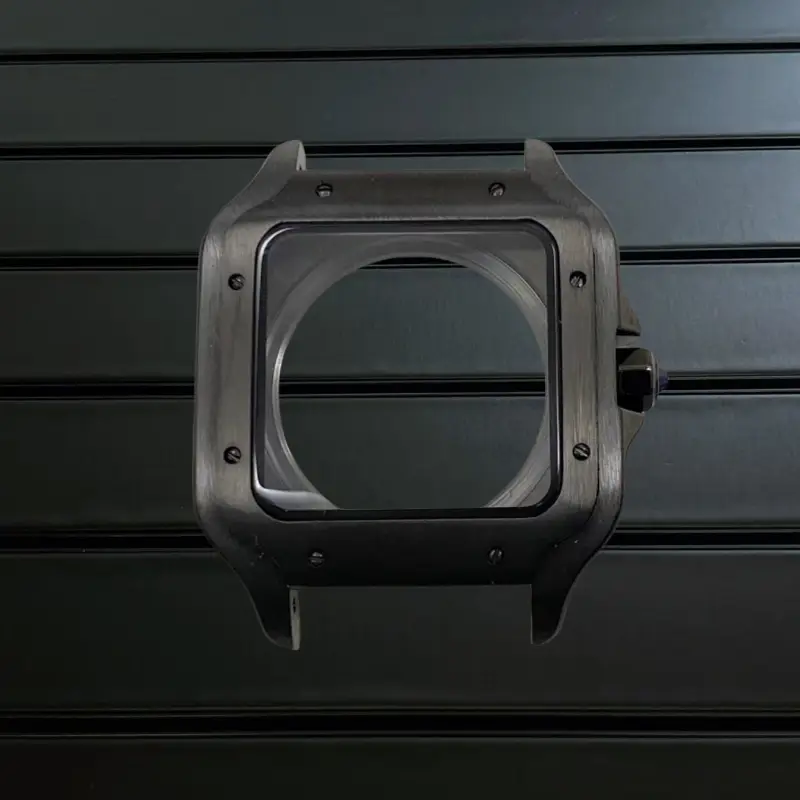 38mm Square Watch Case 316L Steel Strap Watch Repair Modification No Logo 27mm Dial for Sandoz NH36 NH35 NH70 Automatic Movement - Image 23