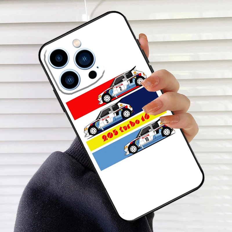 iphone 13 leather case T16 Retro Rally Car Case For iPhone 13 12 Mini 11 Pro Max XS Max X XR 6S 7 8 Plus SE 2020 Soft Phone Cover best iphone 13 case