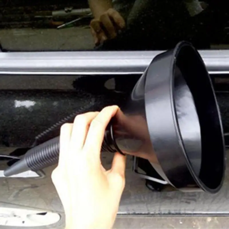 2025 Universal Oil Funnel With Filter Pipe Handle Set Diesel Gas Fuel Filler Tools Car Accessories For Truck Motorcycle Off Road