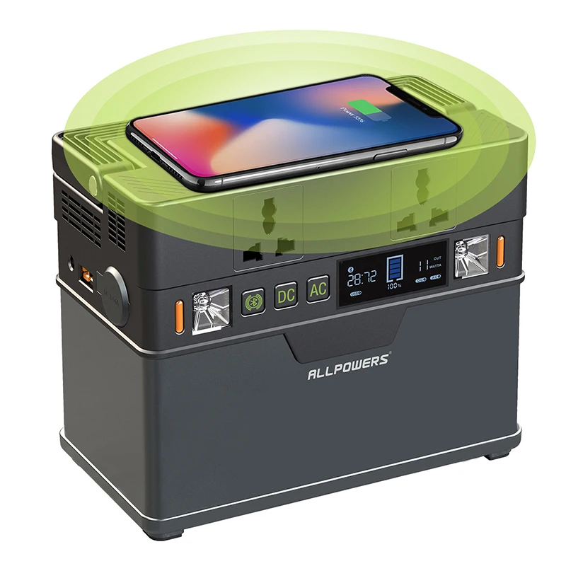 

ALLPOWERS Portable Power Station 372Wh/100500mAh Portable Generator Backup Power UPS Battery Support Solar Charging