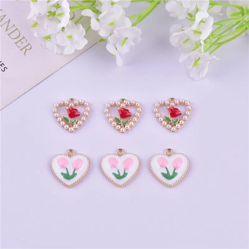 

10 шт./упаковка, розы в форме сердца