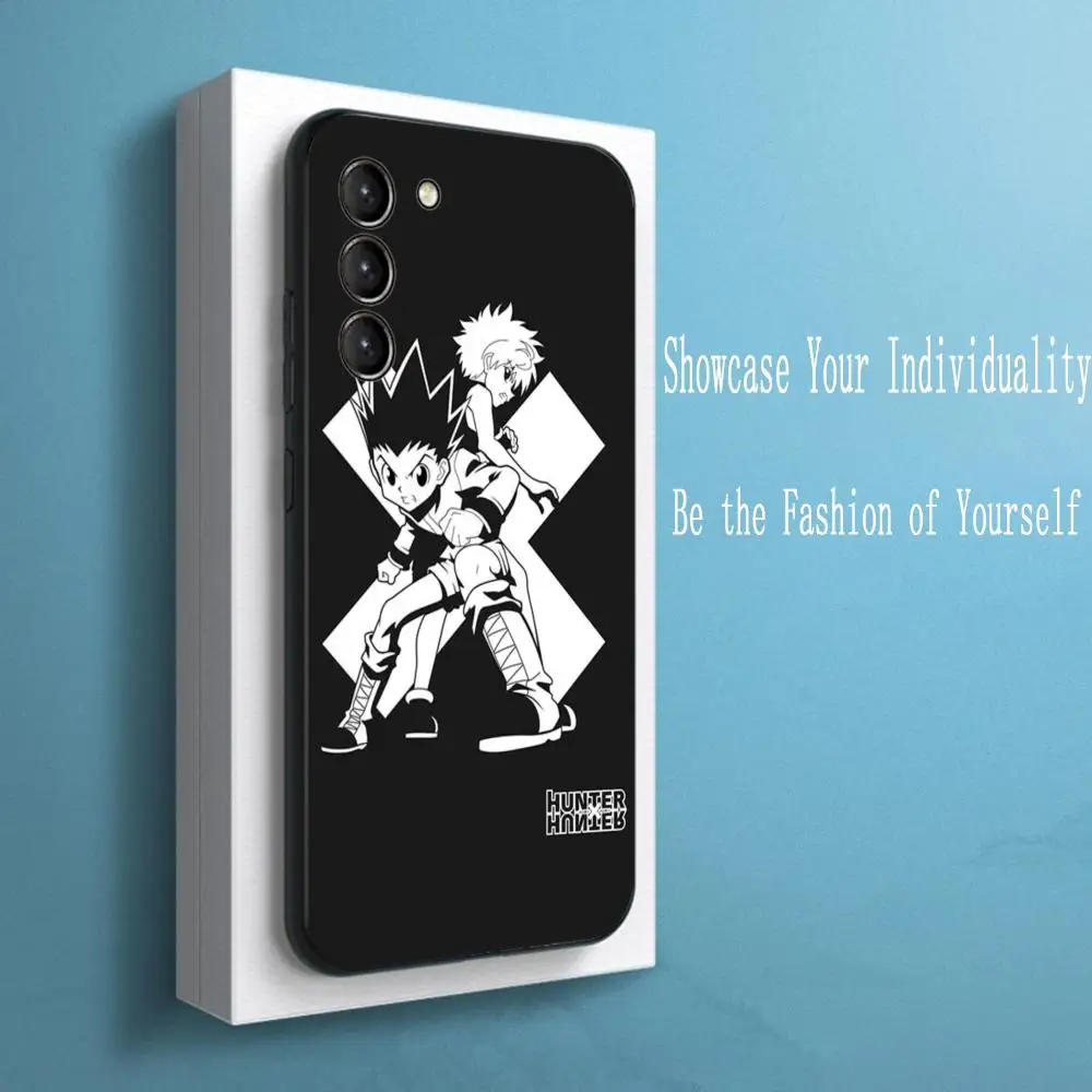 Vibrant Anime Art Black Phone Case - Hunters X Edition