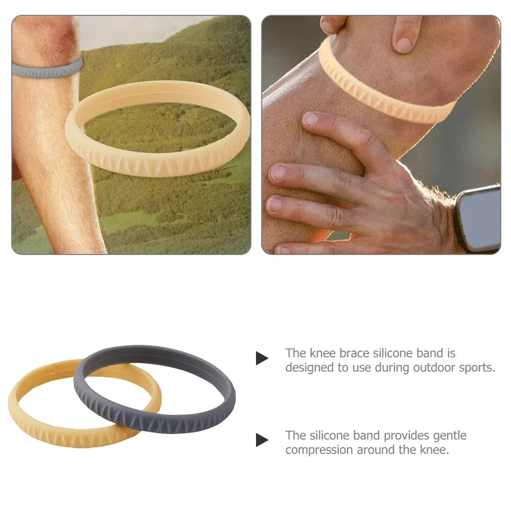 Patella Tendon Knee Strap for Pain Relief Basketball Stabilizer Brace Silicone Band Elasticity Fixed Protection Patellar Ring