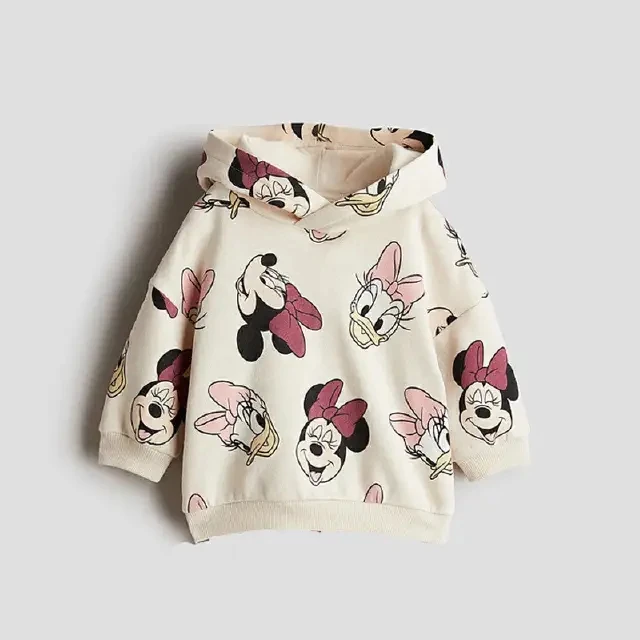 Description Picture 4 of itemIconic Brand Baby Girls' And Boys' Sportswear Top Cartoon Printed Long Sleeve Hoodie Casual Top Children's Autumn Top