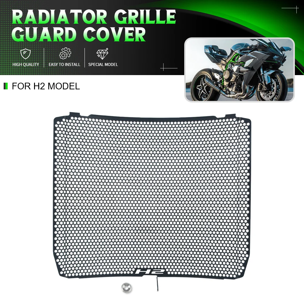 

For Kawasaki Ninja H2 SX Performance Tourer Carbon H2R SE Motorcycle Accessories Radiator Grille Guard Grill Cover Protector