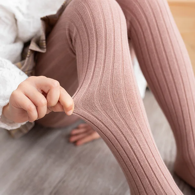 Kid Girl Tights Baby Stockings Autumn Winter Warm Children Pantyhose Cotton Pants Multicolor Color Cute Girls Trousers Leggings