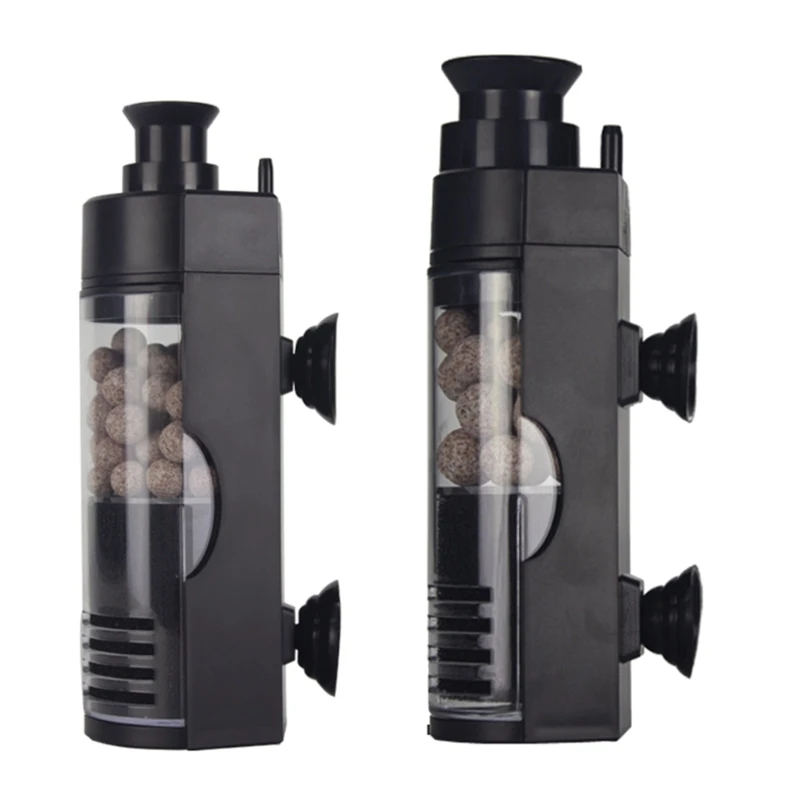

Suction Cup Water Flows Internal Water Purifying Device for Fish Aquarium Wall Mounted Water Filter Compact Size Dropship